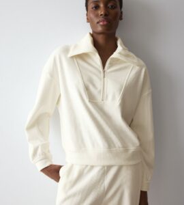 Velour Rib Sweater